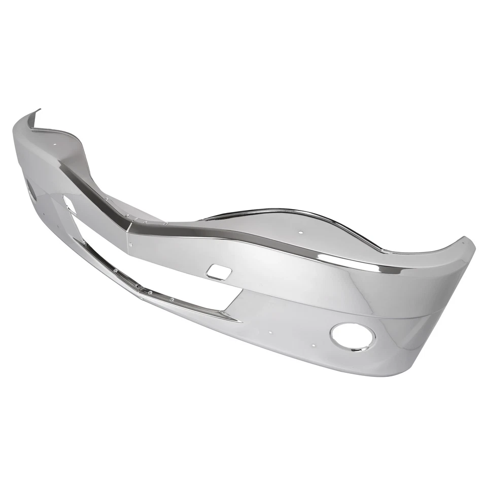 Chrome Steel Front Bumper For International Harvester LoneStar Semi Trucks 09-24 - Изображение 4 из 4