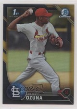 2016 Bowman Chrome Prospects Black & Gold Refractor Raffy Ozuna #BCP183 2k3