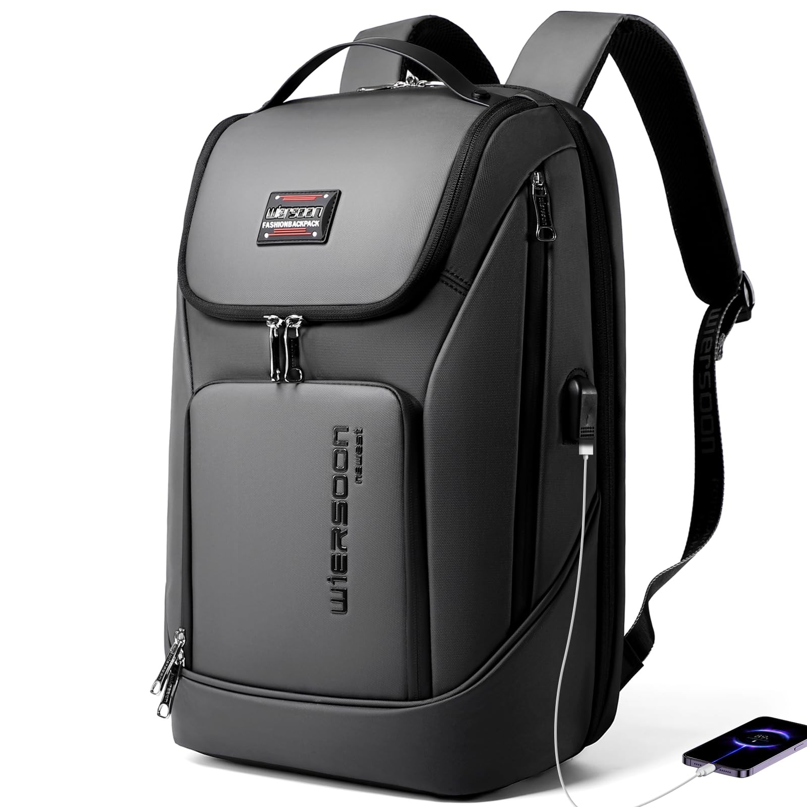 Men's 15.6 Inch Laptop Backpack - Durable Travel & Work Bag-image