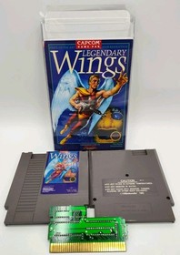 Legendary Wings - (NES, 1988) *VGC w/ Manual + Case Protector* Tested! READ!!!