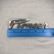 1960 Dodge Dart Pioneer Oem Emblem Script Badge Original Mopar Chrome 1960 Dodge Dart Pioneer Oem Emblem Script Badge Original Mopar Chrome