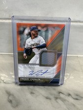 FREDDY PERALTA 2026 Topps Series 1 MLB GU Material Orange Patch Relic Auto /25