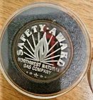 SILVER ROUND-Vintage Northwest Natural Gas Company Safety Award 1/2 Troy Oz .
