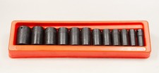 Ma4 Snap-on 12 Pc 12 Drive 6 Point Metric Semi Deep Impact Socket Set