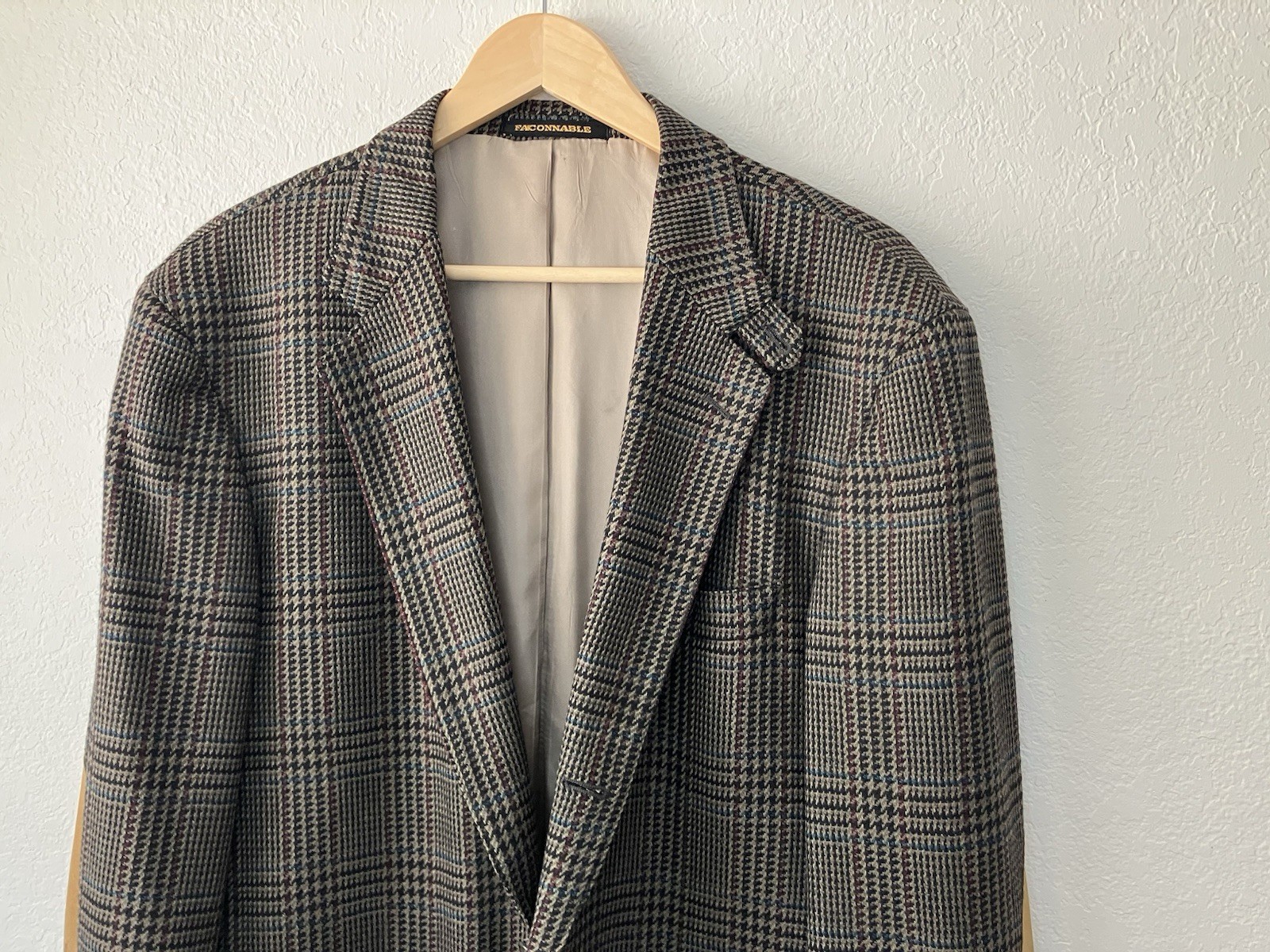 Faconnable 100% Wool Size LL 44? Patch Elbow Port… - image 2