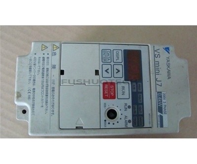 Used 1pcs inverter CIMR-J7AA20P4 0.4KW plc modules eg &ex