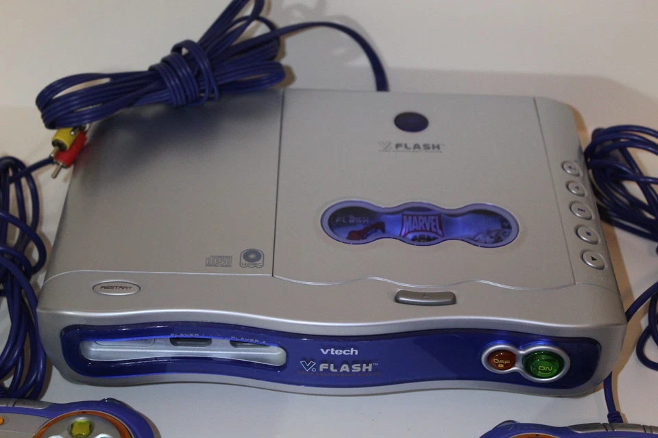 Vtech V. Flash Home Entertainment System with Spiderman Game - Not tested. - Image 3 of 4