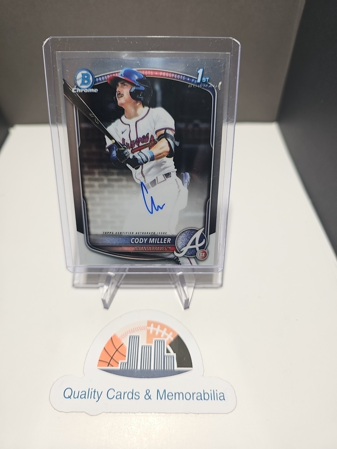 2025 Bowman Draft | Cody Miller | 1st Bowman Chrome Auto | Braves