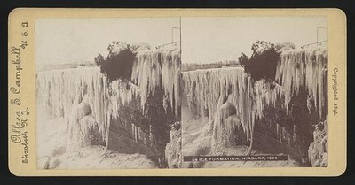 Photo:Ice formation, Niagara, 1896