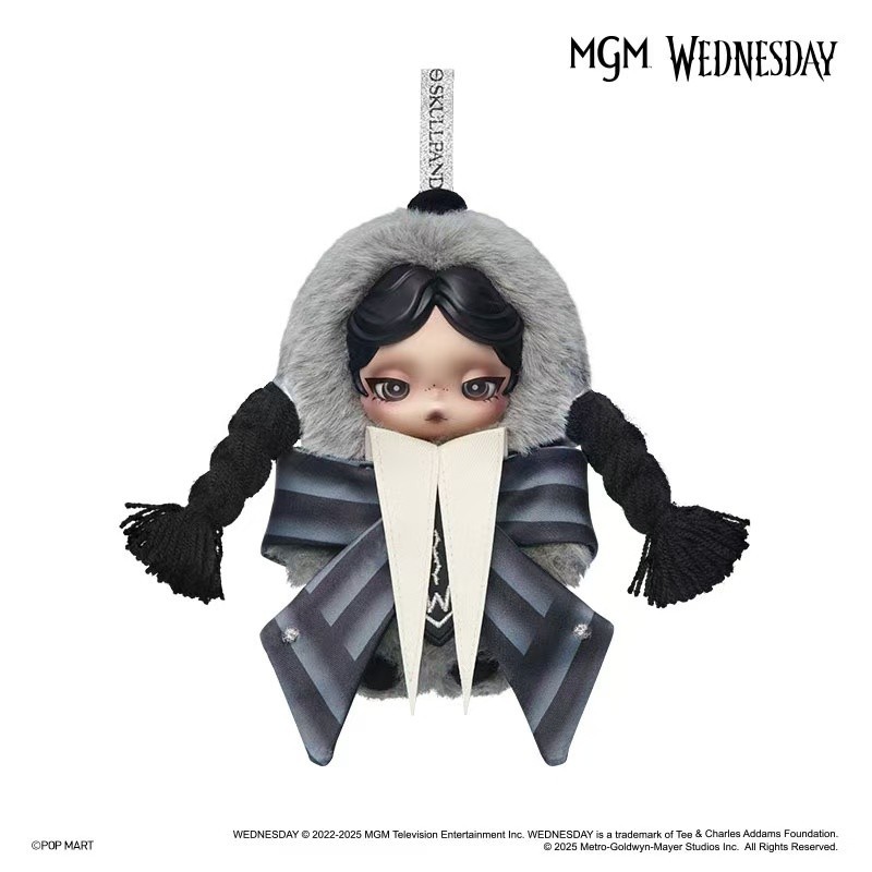 正規品 SKULLPANDA Wednesday Doll セット Authentic SKULLPANDA x Wednesday NEVERMORE ACADEMY UNIFORM VERSION