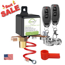 Remote Battery Disconnect Switch 12V Battery Kill Switch for Car, 200A Upgraded