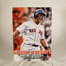 2022 Topps Series 1 Rafael Devers Welcome To The Show #WTTS-18 Boston Red Sox