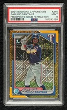 2024 Bowman Chrome Mega Box Gold Mojo Refractor 23/50 Paulino Santana PSA 9 z9c