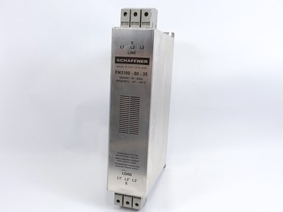 SCHAFFNER FN3100-80-35 Three-Phase EMC Filter 520VAC/50-60Hz