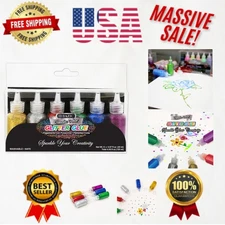 Creative Sparkle with BAZIC Non-Toxic Glitter Glue – Perfect for All Ages, 120ml