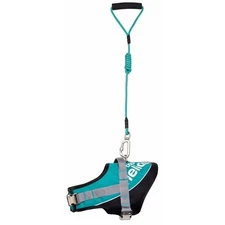 Bark-Mudder 2-in-1 Adjustable Dog Leash & Harness, 3M Reflective, Easy Tension