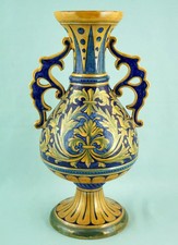 Luca della Robbia - Gualdo Tadino, glänzende Majolika-Keramikvase, Italien