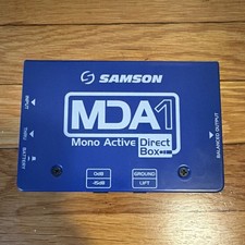 Samson MDA1 Mono Active DI Box Blue, Ground L...