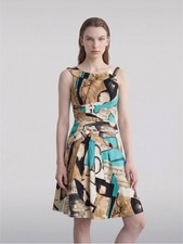 NWOT Oscar de la renta Picasso music print dress