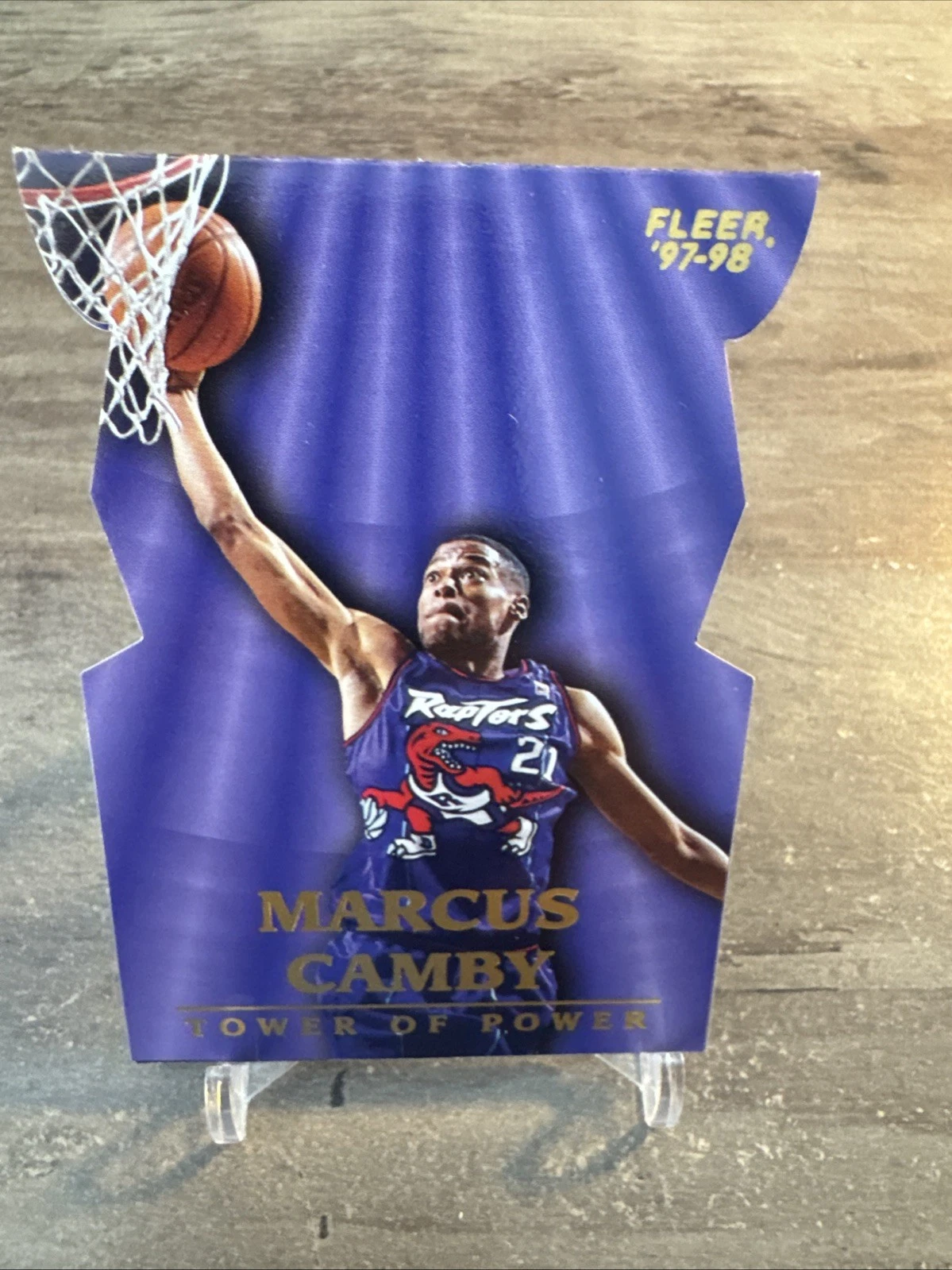 1997-98 Fleer Tower of Power #2 Marcus Camby Toronto Raptors