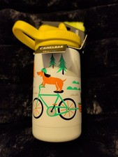 Camelbak 2665107035 Eddy Kids Water Bottle 12 Oz Biking Dogs