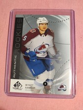 2025-26 SP Game Used Authentic Rookies AR-WA WYATT AAMODT Colorado Avalanche RC