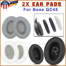 2PCS Ear Pads Cushion For Bose QuietComfort QC45 /QC SE /QC Wireless Headphones