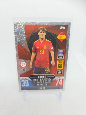 2022 Topps Match Attax 101 The Road To UEFA - Young Player to Watch Gavi #YP 1