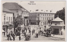 ROMANIA SIRET PIAȚA UNIRII (UNION SQUARE) REAL PHOTO POSTED CIRCA 1910
