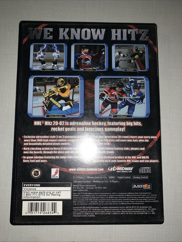 NHL Hitz 2002 PS2 PlayStation 2 with Manual & Case - Picture 2 of 4