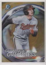 2020 Bowman Draft Glimpses of Greatness Gold Refractor 24/50 Heston Kjerstad 4k8