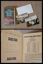 The Corvette black book autographs signed by Zora Arkus-Duntov
