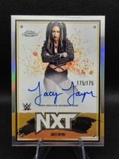 2025 Topps Chrome WWE - NXT Chrome Auto - Jacy Jayne - Refractor Auto /175