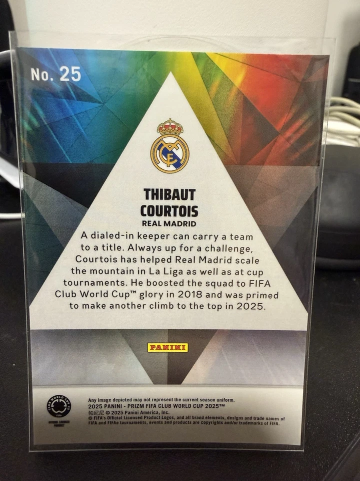 Thibaut Courtois/Real Madrid (Club World Cup 2025) PANINI ESPECIAL EDITION CARD - Image 2 of 4