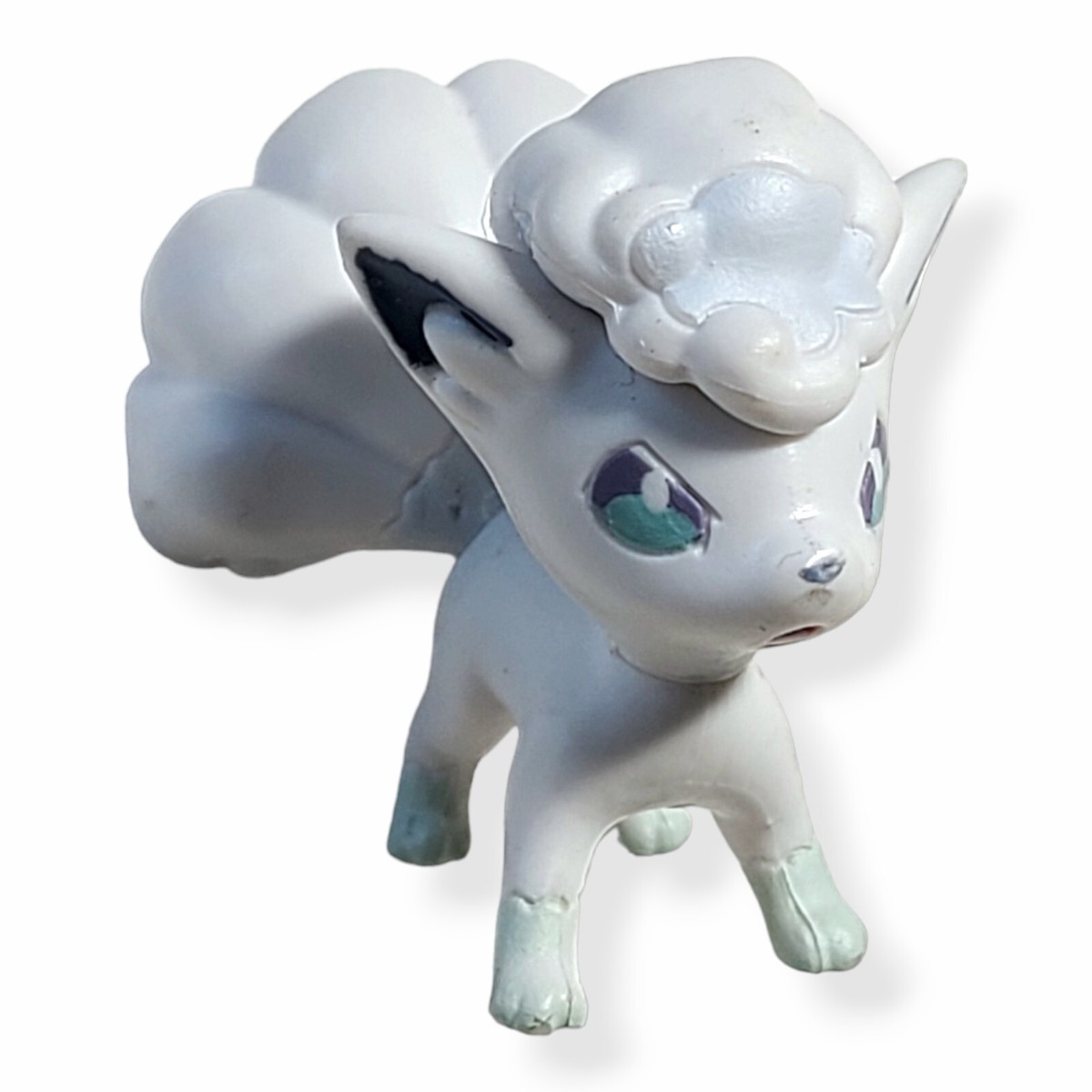 White ALOLAN VULPIX Pokemon WCT Figure 2018 Wicked Cool Toys PVC