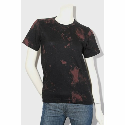 GARCONS bleached crew neck pullover 