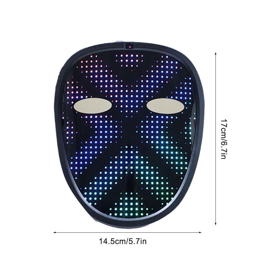 Full LED Full Face Guard Christmas Nightclub Prop For KID H4B1 - Picture 15 of 15