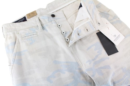 Scotch&Soda Stump Hombre W29 Pantalones Suelto Algodón Gris Militar Estampado - Imagen 4 de 10