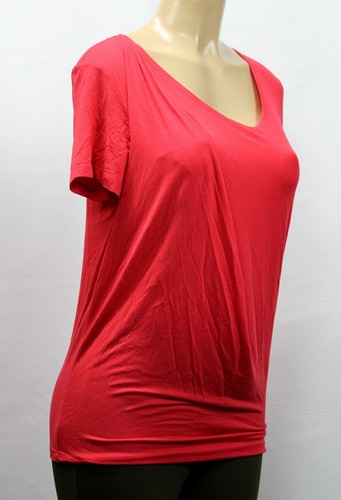 Victor Alfaro Women's Stretch Top Coral Sun Size S - Picture 5 of 7