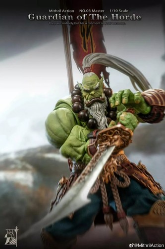 World of Warcraft BLADEMASTER Guardian of The Horde Action Figure 1/10 Scale - Picture 6 of 9