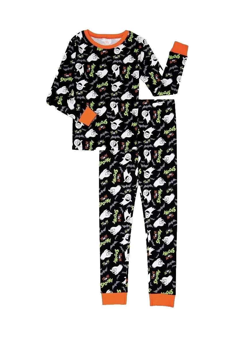 Ropa de Dormir de Algodón Negro para Niños