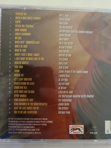 NEW (case cracked) Superstars of Soul 25 Digitally Remastered Hits by Various CD - Picture 4 of 5