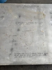 Titanium Sheet 6AL4V 12" x 36" x .250"