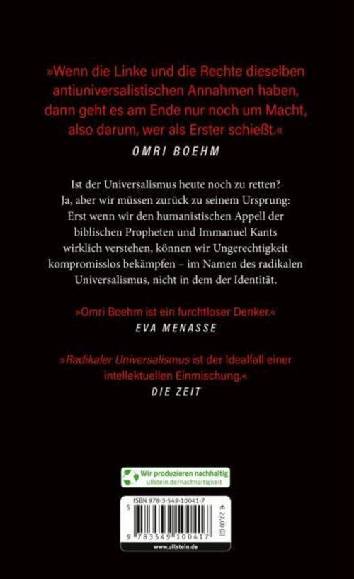 Thumbnail - Radikaler Universalismus Omri Boehm