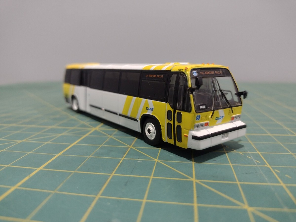 Iconic replicas 1:87 TMC RTS Transit Bus - Dallas Area Rapid