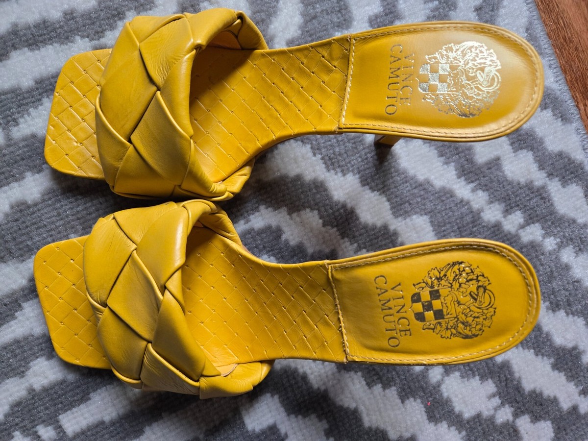 Vince Camuto Bottega Veneta Slides Dupe Sz 9 | eBay