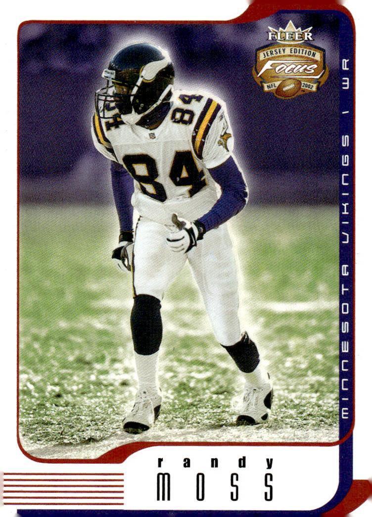 2002 Fleer Focus Jersey Edition #45 Randy Moss