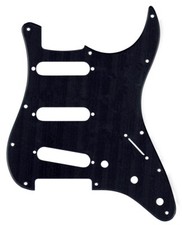 Pickguard SSS American and MIM 11 hole 1 Ply Matte Black 081602MTBK