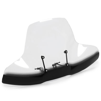 #ad #ad 2 Tone Large Windshield Windscreen Screen Protector For ATV Motorcycle Harley $47.99