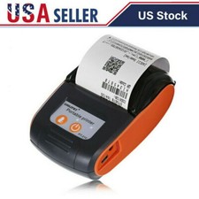 Portable Mini USB BT Thermal Label Printer 58mm Wireless POS Receipt Handheld